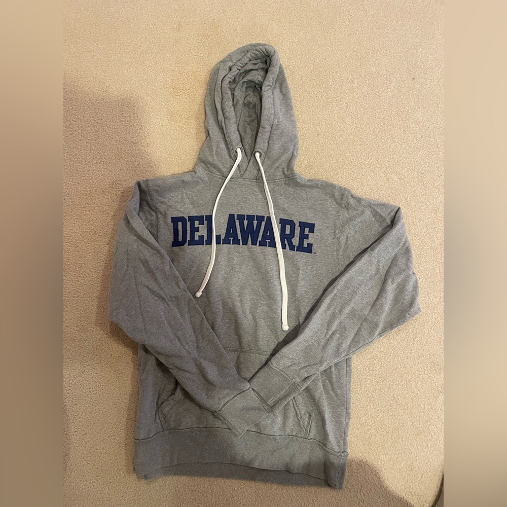 University of Delaware Gray Hoodie Sweatshirt